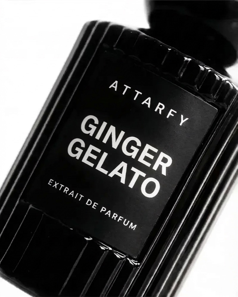 GINGER GELATO Glass & Cap Detail