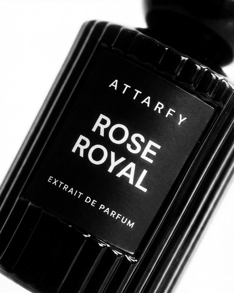 ROSE ROYALE Glass & Cap Detail